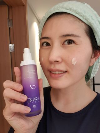 바르셀 주름개선 리프팅 영양크림 인텐시브 리포좀 더블크림-C2 50ml — 5점을 준 리뷰어가 2021년 11월 올린 사용 사진