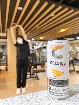 셀시어스 오리지널 325ml 에너지 비타민 피트니스 드링크(24can) 다이어트 음료 — 5점을 준 리뷰어가 2022년 5월 올린 사용 사진