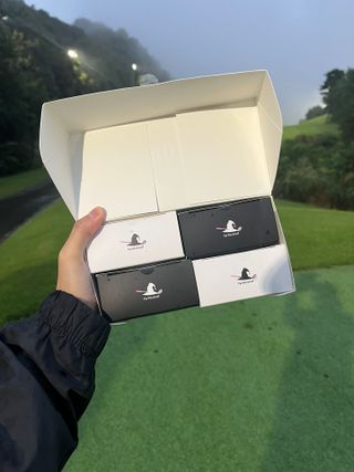 더위치골프(thewitchgolf) 프리미엄 골프 공 더위치골프 매트 펄 컬러의 3피스볼 더위치골프 골프볼 선물세트 — 5점을 준 리뷰어가 2023년 9월 올린 사용 사진
