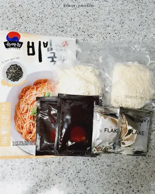 [한면원] 비빔국수 2인분 — 5점을 준 리뷰어가 2022년 8월 올린 사용 사진