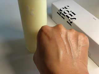 키노닉스 포텐틸라 카밍 크림 토너 — 5점을 준 리뷰어가 2021년 10월 올린 사용 사진