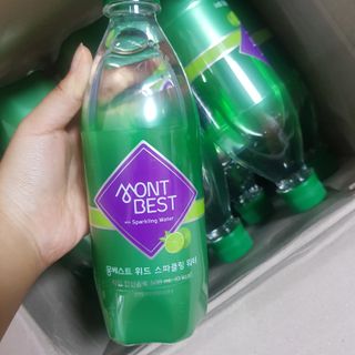 몽베스트 Montbest with Sparkling water Lime20병 — 5점을 준 리뷰어가 2021년 10월 올린 사용 사진