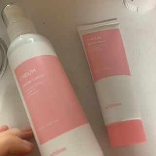 화이트리 채움 베리어 로션, 베리어 크림 세트 — 4점을 준 리뷰어가 2021년 1월 올린 사용 사진
