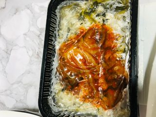 직탁 식단관리 3종 도시락(꼬막 듬뿍 곤드레비빔밥, 알리오올리오 불고기오믈렛, 매콤쭈꾸미 시래기유채밥) — 4.5점을 준 리뷰어가 2022년 7월 올린 사용 사진