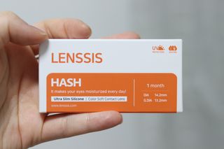 렌시스 LENSSIS [ 렌시스 ] 홍채 최적의 맑은 브라운 ＃해쉬브라운 1개월용 ｜ 2직경 중 택1 ｜ — 4.5점을 준 리뷰어가 2021년 6월 올린 사용 사진