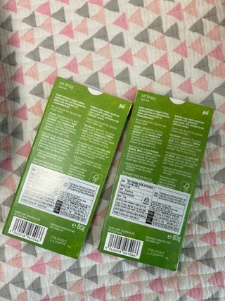 당류2g 자일리톨로 단맛을낸 슈카 퓨어비건 무설탕초콜릿 Xucker vegan 2개입 — 5점을 준 리뷰어가 2021년 4월 올린 사용 사진