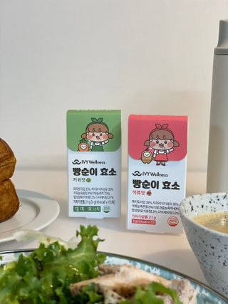아이비웰니스 빵순이 효소 키위맛 7포 + 석류맛 7포 (총 14포, 2주분) — 5점을 준 리뷰어가 2022년 10월 올린 사용 사진