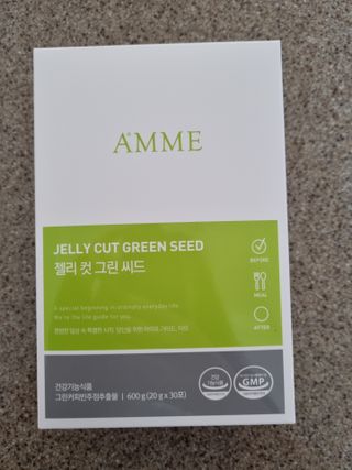 아므_이너뷰티 아므 젤리 컷 그린 씨드 10개입 — 5점을 준 리뷰어가 2021년 3월 올린 사용 사진