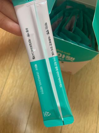 펫시랩 반려견용 액상 프리바이오틱스 아쿠아펫 — 5점을 준 리뷰어가 2021년 1월 올린 사용 사진
