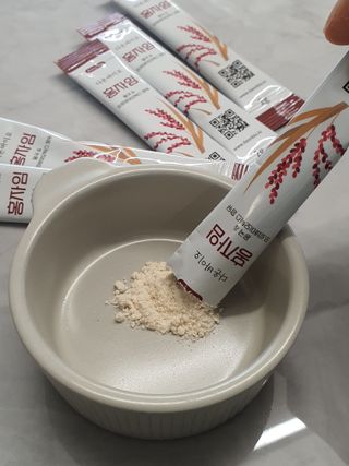 하루 1포로 콜레스테롤, 유산균, 고역가 소화효소까지 한번에 섭취! 다온바이오 홍자임 1개월분(30포) — 5점을 준 리뷰어가 2022년 12월 올린 사용 사진