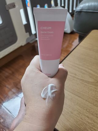 화이트리 채움 베리어 로션, 베리어 크림 세트 — 4점을 준 리뷰어가 2021년 1월 올린 사용 사진