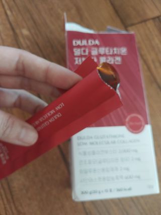 [덜다] 글루타치온 저분자 콜라겐 (20g x 15포) — 5점을 준 리뷰어가 2023년 8월 올린 사용 사진