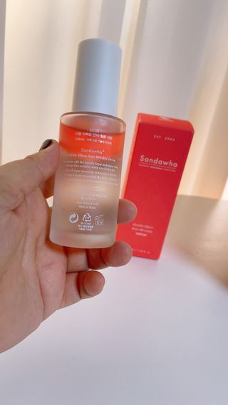 산다화 더블 이펙트 안티 링클 세럼 50ml — 4.5점을 준 리뷰어가 2022년 10월 올린 사용 사진