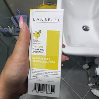 랑벨 내츄럴 딥 립앤아이 리무버 210ml — 4점을 준 리뷰어가 2022년 6월 올린 사용 사진