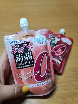 ORIHIRO 오리히로 곤약젤리 제로칼로리 130g 4종 4팩(맛별로 1팩씩) — 5점을 준 리뷰어가 2023년 1월 올린 사용 사진