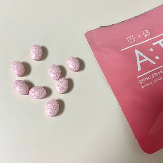 입 냄새 완화에 도움을 주는 에티켓 캔디 복숭아맛 앳캔디 — 5점을 준 리뷰어가 2020년 12월 올린 사용 사진