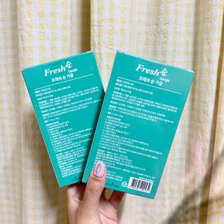 에프에이치아이코리아 Fresh순 프로폴리스 무알콜 일회용 가글 11ml 10개입 — 5점을 준 리뷰어가 2021년 5월 올린 사용 사진