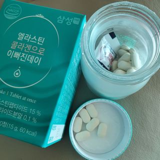 체인미 엘라스틴 콜라겐으로 이뻐진데이 500mg x 30정 — 5점을 준 리뷰어가 2021년 12월 올린 사용 사진