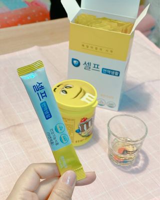 지바이오렉스 셀프면역생활 아연 영양제 액상형1+1 — 5점을 준 리뷰어가 2022년 1월 올린 사용 사진