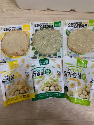 굽네몰 [굽네] 탱글탱글 닭가슴살볼 3종, 닭가슴살 오븐 스테이크 3종 — 5점을 준 리뷰어가 2021년 5월 올린 사용 사진