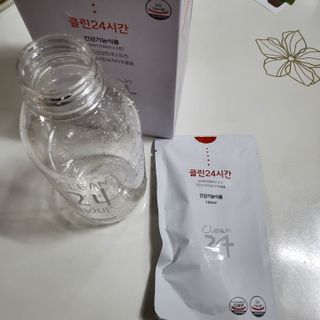 클린24시간 1BOX(5포) + 전용보틀(500ml) — 5점을 준 리뷰어가 2023년 2월 올린 사용 사진