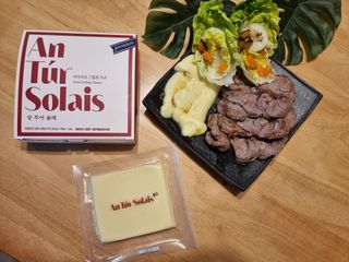 앙투어솔레 아일랜드 구워먹는 치즈 100 자연 치즈 와인안주 300g(100g x 3팩) — 5점을 준 리뷰어가 2022년 7월 올린 사용 사진