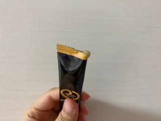 짜먹는 이지견과 짜먹는 이지아몬드, 짜먹는 이지허니피넛, 짜먹는 이지캐슈넛 각 10g X  10포 — 3점을 준 리뷰어가 2021년 2월 올린 사용 사진