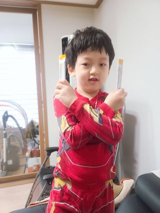 [이뮤니티플러스]우리아이 면역오키, 건강오키 _ 키즈오키 어린이홍삼 10포 1box — 4점을 준 리뷰어가 2022년 2월 올린 사용 사진
