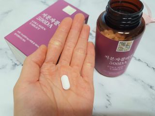 일편강심 여주정,마카정,새싹보리정,보스웰리아정,저분자콜라겐 — 5점을 준 리뷰어가 2021년 8월 올린 사용 사진