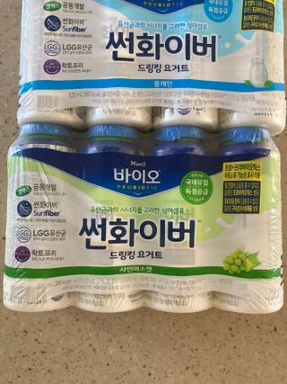 LIVE 매일바이오 썬화이버 드링킹 요거트 — 5점을 준 리뷰어가 2022년 8월 올린 사용 사진