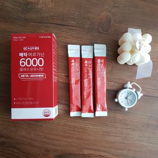 메타아르기닌 GC녹십자웰빙 메타 아르기닌 6000 플러스 오르니틴 — 4.5점을 준 리뷰어가 2022년 5월 올린 사용 사진