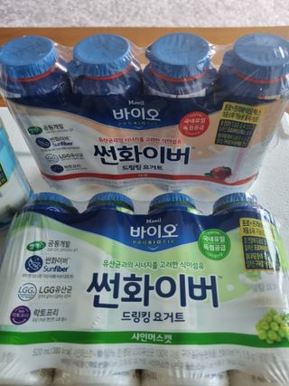 LIVE 매일바이오 썬화이버 드링킹 요거트 — 5점을 준 리뷰어가 2022년 8월 올린 사용 사진