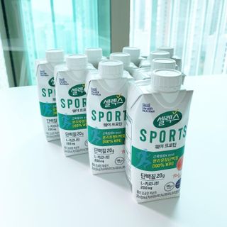 셀렉스스포츠 셀렉스 스포츠 웨이 프로틴 복숭아_ 330ml x 12팩 — 5점을 준 리뷰어가 2021년 4월 올린 사용 사진