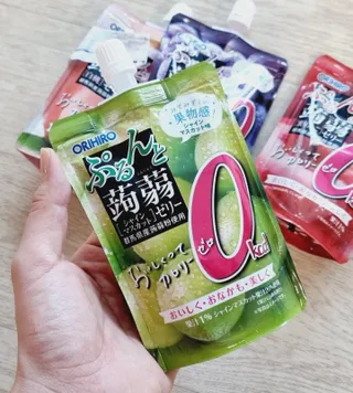 ORIHIRO 오리히로 곤약젤리 제로칼로리 130g 4종 4팩(맛별로 1팩씩) — 5점을 준 리뷰어가 2023년 2월 올린 사용 사진