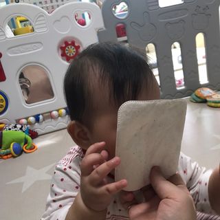 디어엘로디 오가닉 무표백 건티슈 — 5점을 준 리뷰어가 2022년 9월 올린 사용 사진