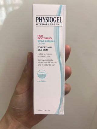 피지오겔 레드수딩 시카밸런스 크림 50ml — 4점을 준 리뷰어가 2022년 4월 올린 사용 사진