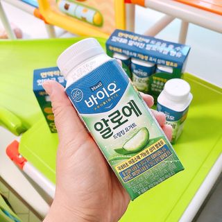 LIVE 매일바이오 알로에 드링킹 요거트 — 5점을 준 리뷰어가 2022년 4월 올린 사용 사진