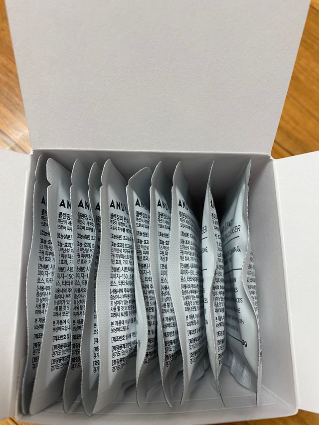 앤드앤엔드 pH 밸런싱 스파클렌저 리뷰 사진