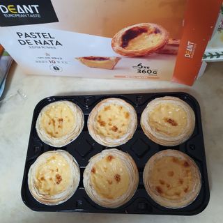 디앙뜨 포르투갈 에그타르트 오리지널 맛+패션후르츠 맛 중 택1 — 5점을 준 리뷰어가 2021년 7월 올린 사용 사진