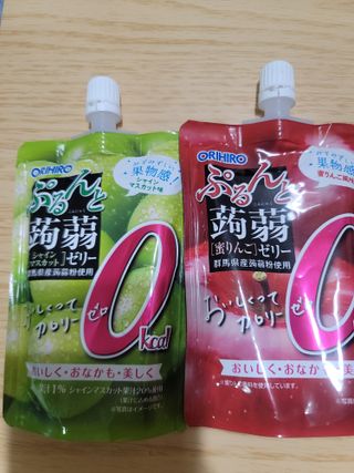 ORIHIRO 오리히로 곤약젤리 제로칼로리 130g 4종 4팩(맛별로 1팩씩) — 4점을 준 리뷰어가 2023년 2월 올린 사용 사진