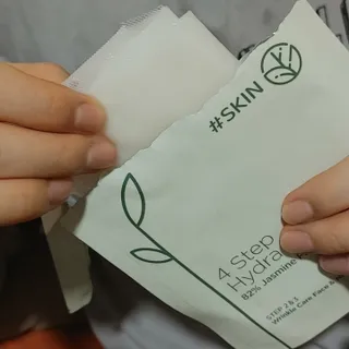 태그스킨 4스텝 주름개선 피부미백 영양 마스크팩 3개 세트(최신버전) — 5점을 준 리뷰어가 2022년 3월 올린 사용 사진