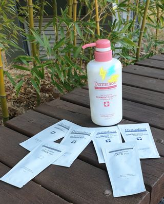 더마힐 헤어 컨디셔닝 샴푸 릴렉스 500ml — 5점을 준 리뷰어가 2021년 1월 올린 사용 사진