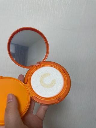 광동생활건강 MF[광동] 비타500✨주름개선·미백·SPF50+🌞퍼펙트쉴드 빅 선쿠션 본품 — 5점을 준 리뷰어가 2024년 5월 올린 사용 사진