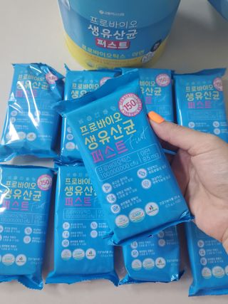 헬스업 프로바이오 생유산균 퍼스트 新 — 5점을 준 리뷰어가 2021년 6월 올린 사용 사진
