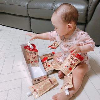 [몸엔용] 우리 아이 건강간식, 달콤한 녹용곤약젤리 디어팡 4종 — 5점을 준 리뷰어가 2022년 4월 올린 사용 사진