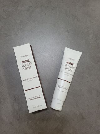 체르엠  프루브 콜라겐 앰플세럼 60ml 1병 — 5점을 준 리뷰어가 2022년 4월 올린 사용 사진