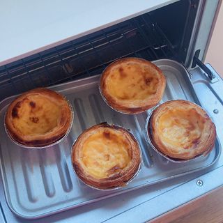 디앙뜨 포르투갈 에그타르트 오리지널 맛+패션후르츠+초콜릿타르트 맛 중 택1 — 5점을 준 리뷰어가 2021년 8월 올린 사용 사진