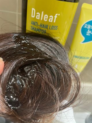 달리프 진저 베러 퍼퓸 탈모 완화 샴푸 1000ml 향 3종 — 5점을 준 리뷰어가 2021년 1월 올린 사용 사진