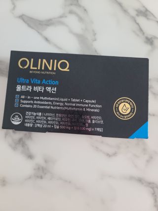 올리닉 울트라비타액션 — 5점을 준 리뷰어가 2021년 8월 올린 사용 사진