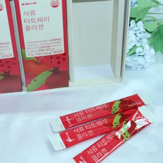 서울약사신협_석류 타트체리 콜라겐_10g x 30포 — 4.5점을 준 리뷰어가 2021년 7월 올린 사용 사진